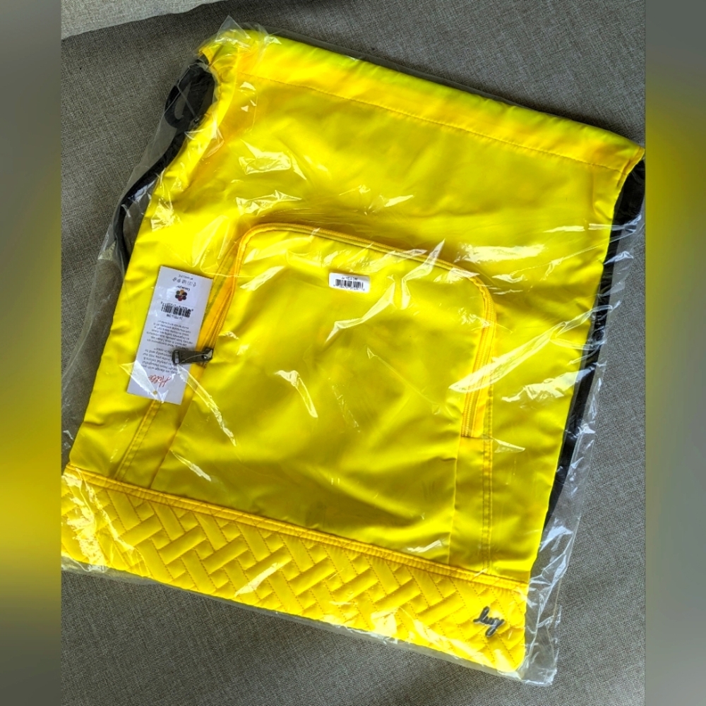 Lug Jumping Jack Drawstring Backpack - Yellow